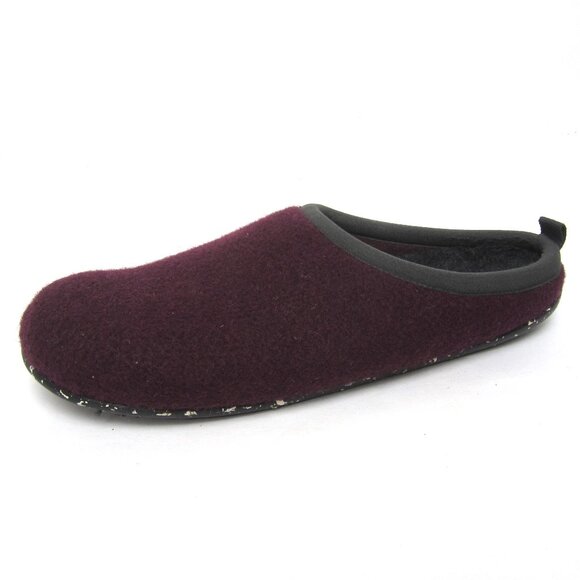 Camper VGUC Wabi One Wool Slippers 39 US 8.5 Purple Plum Speckled Rubber Outsole - Picture 2 of 11